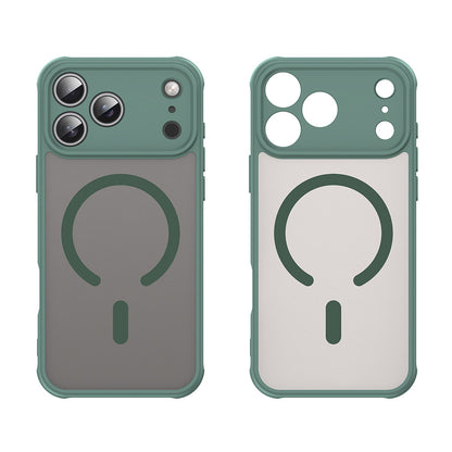 Pouzdro MagSafe pro Apple iPhone 17 Pro, Techsuit, HaloFrost II, Zelená