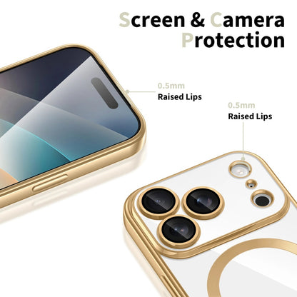Pouzdro MagSafe pro Apple iPhone 17 Pro, Techsuit, Luxury Crystal, Tmavě zelená