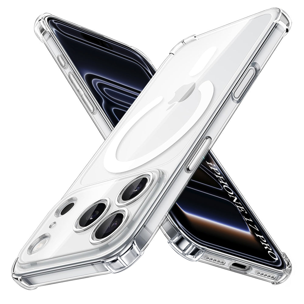 Pouzdro MagSafe pro Apple iPhone 17 Pro, Techsuit, Shockproof, Průhledné