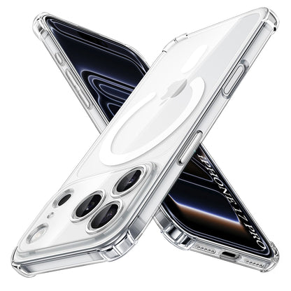 Pouzdro MagSafe pro Apple iPhone 17 Pro, Techsuit, Shockproof, Průhledné