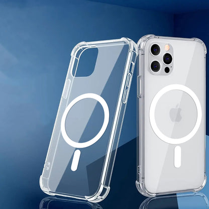 Pouzdro MagSafe pro Apple iPhone 17 Pro, Techsuit, Shockproof, Průhledné