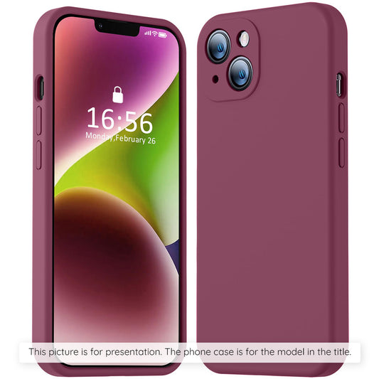 Pouzdro MagSafe pro Apple iPhone 17 Pro, Techsuit, SoftFlex, Višňová