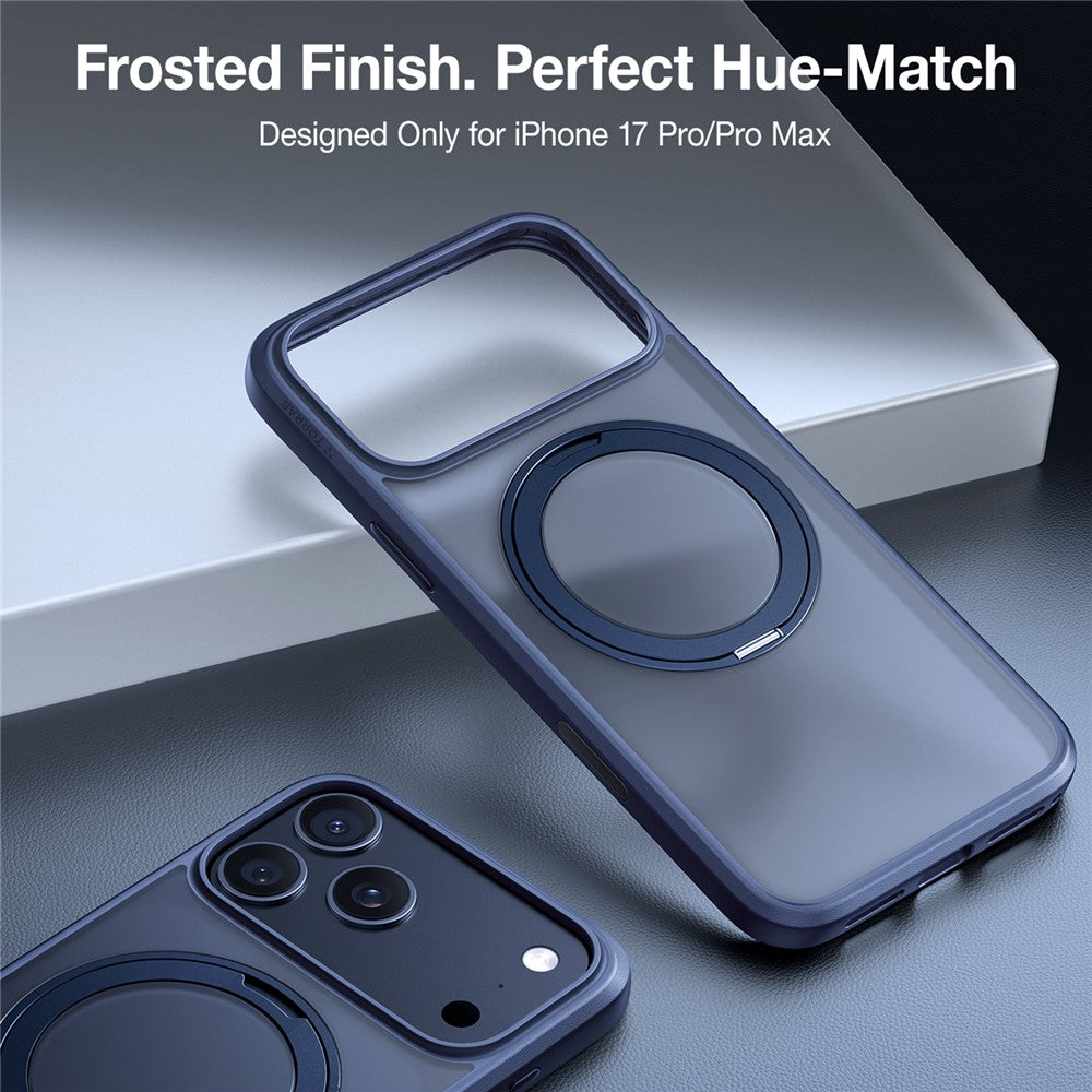 Pouzdro MagSafe pro Apple iPhone 17 Pro, Torras, Ostand Pro, Modrá