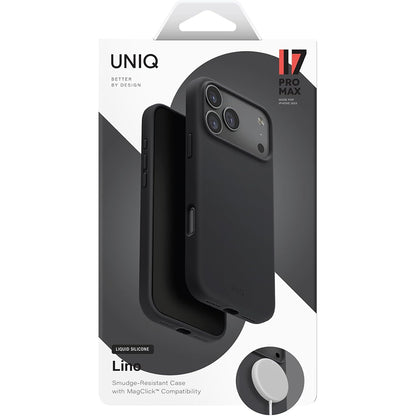 Pouzdro MagSafe pro Apple iPhone 17 Pro, UNIQ, Lino MagClick, Černá