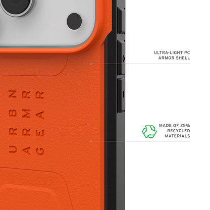 MagSafe pouzdro pro Apple iPhone 17 Pro, Urban Armor Gear, Civilian, Oranžové