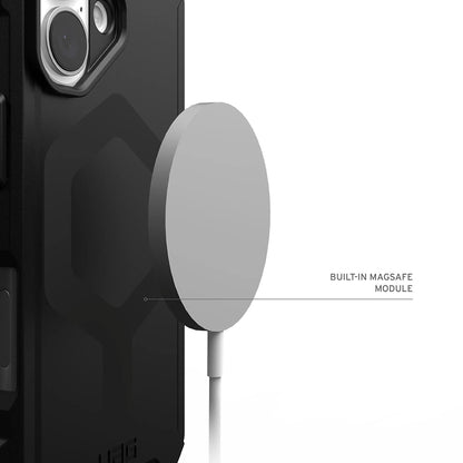 Pouzdro MagSafe pro Apple iPhone 17 Pro, Urban Armor Gear, Essential Armor, Černá