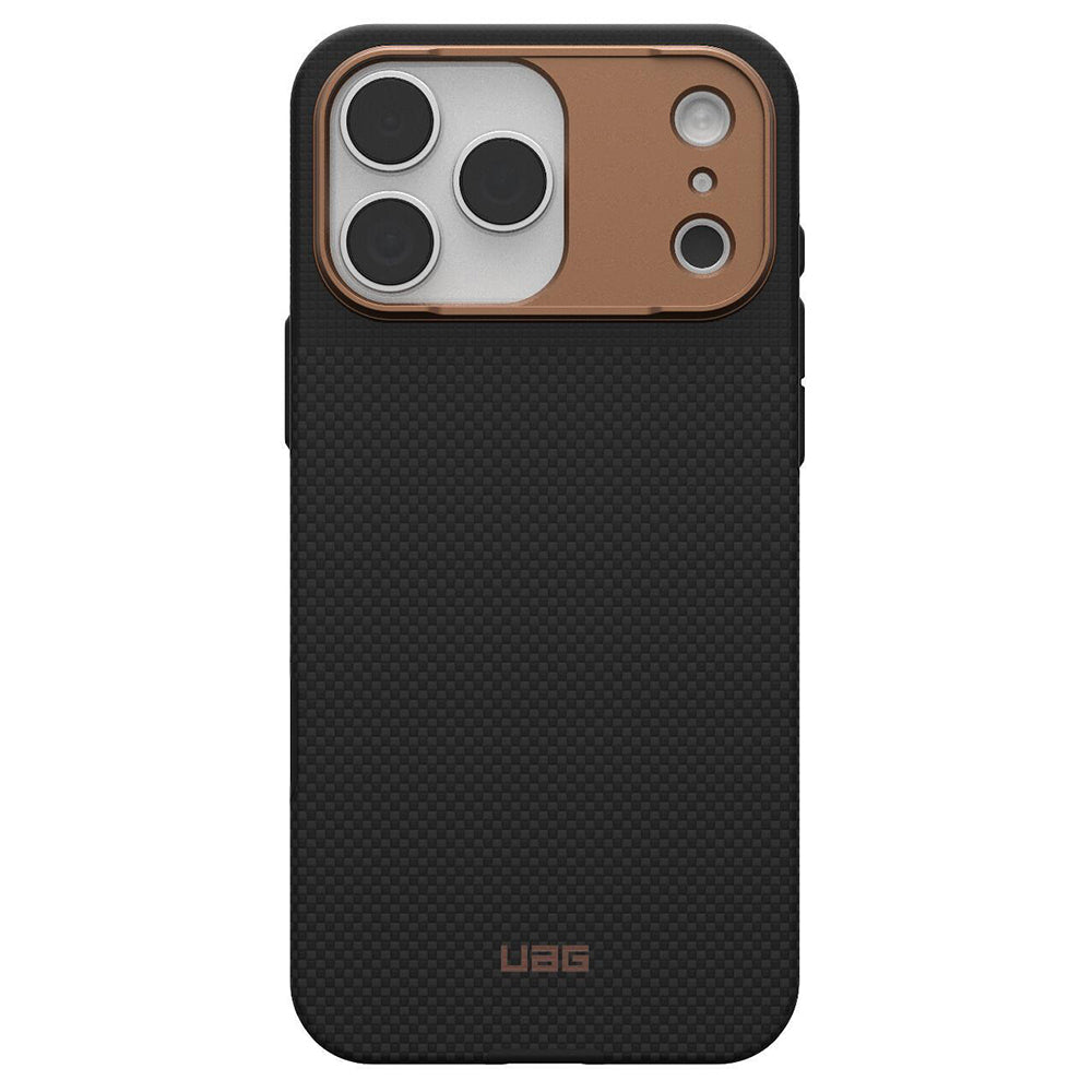 MagSafe pouzdro pro Apple iPhone 17 Pro, Urban Armor Gear, Fibr Armr, Černá Bronzová