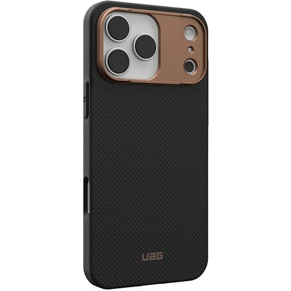 MagSafe pouzdro pro Apple iPhone 17 Pro, Urban Armor Gear, Fibr Armr, Černá Bronzová