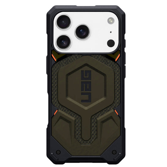 Pouzdro MagSafe pro Apple iPhone 17 Pro, Urban Armor Gear, Monarch Pro Kevlar, Zelená
