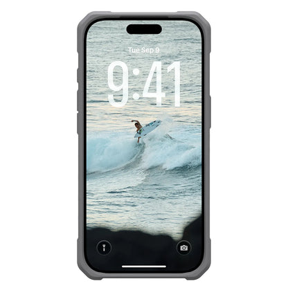 Pouzdro MagSafe pro Apple iPhone 17 Pro, Urban Armor Gear, Pathfinder Clear s šňůrkou, Růžové