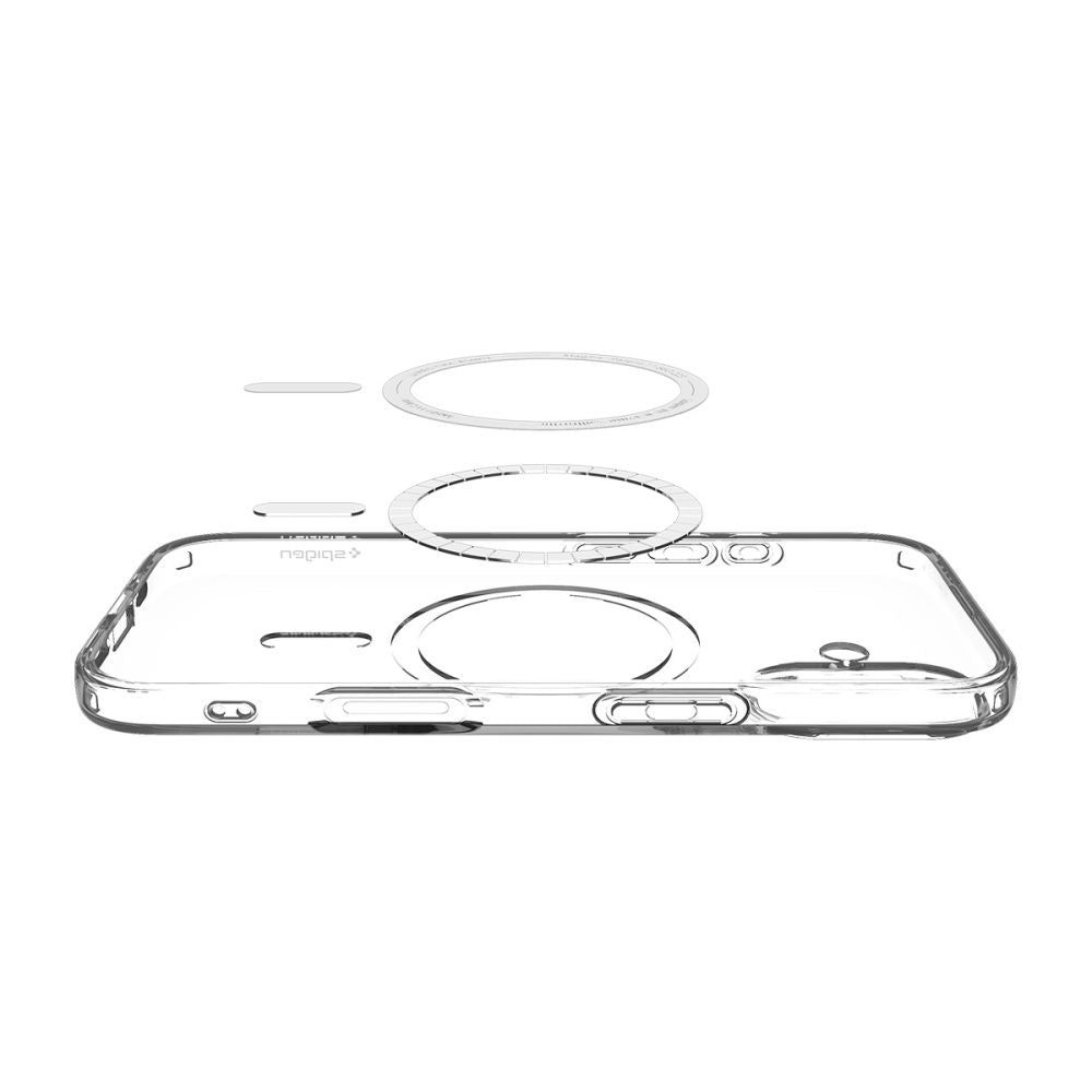 Pouzdro MagSafe pro Apple iPhone 17, Spigen, Liquid Crystal, Bílá