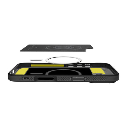 Pouzdro MagSafe pro Apple iPhone 17, Spigen, Rugged Armor, Matně černé