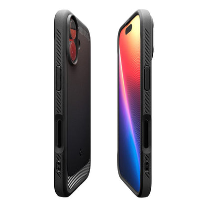 Pouzdro MagSafe pro Apple iPhone 17, Spigen, Rugged Armor, Matně černé