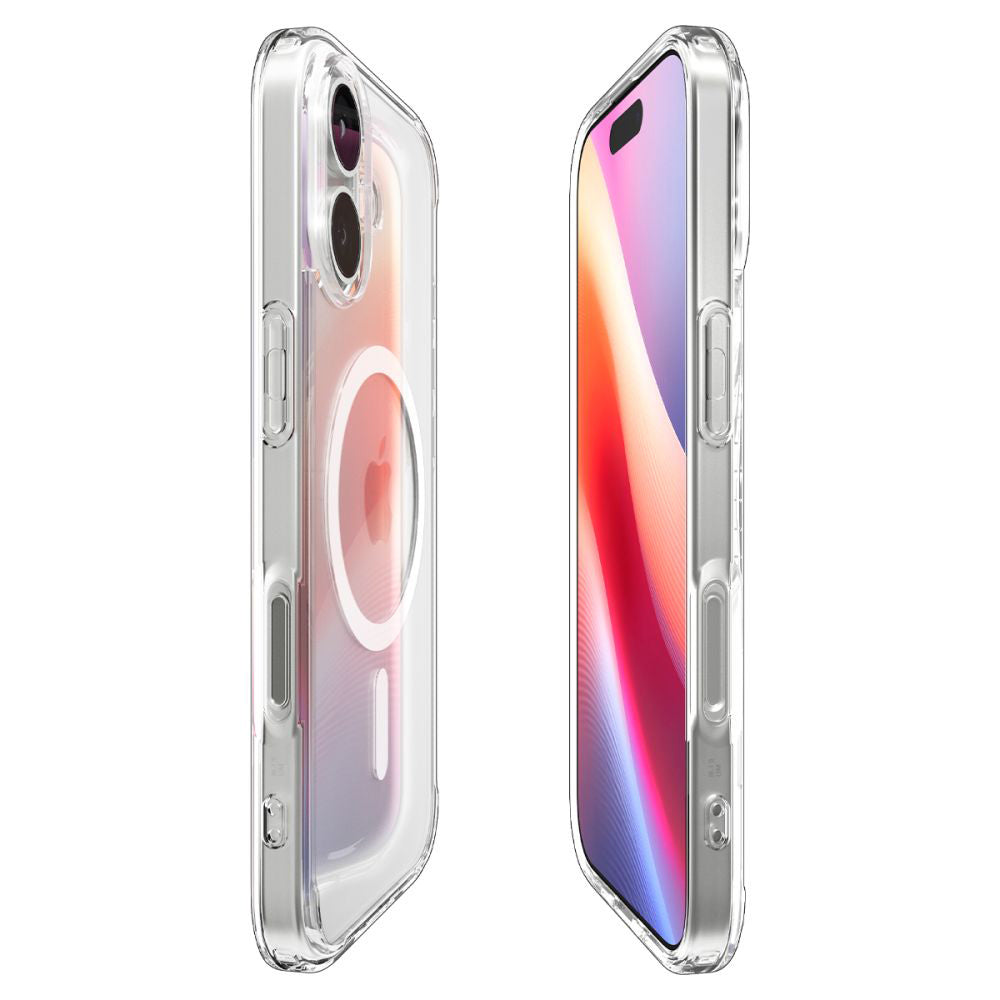 Pouzdro MagSafe pro Apple iPhone 17, Spigen, Ultra Hybrid, Bílá