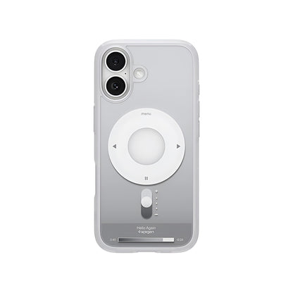 Pouzdro MagSafe pro Apple iPhone 17, Spigen, Ultra Hybrid Classic, Stříbrné