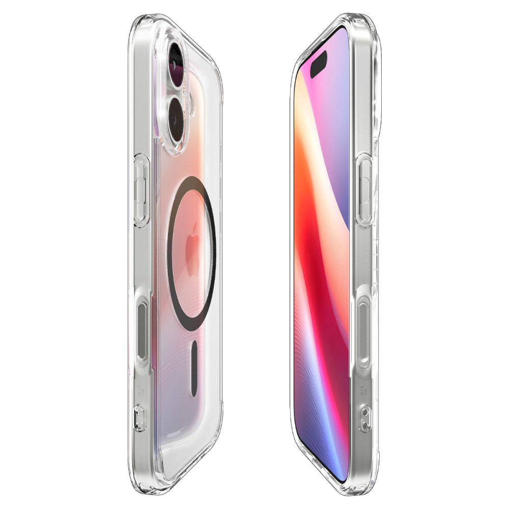Pouzdro MagSafe pro Apple iPhone 17, Spigen, Ultra Hybrid, Šedé