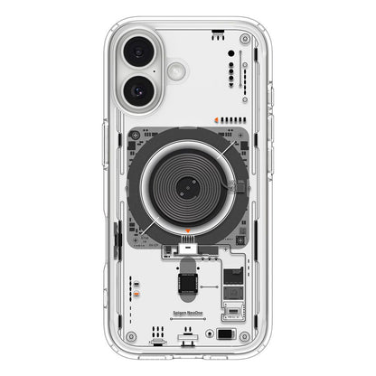 Pouzdro MagSafe pro Apple iPhone 17, Spigen, Ultra Hybrid Neo One, Průhledné