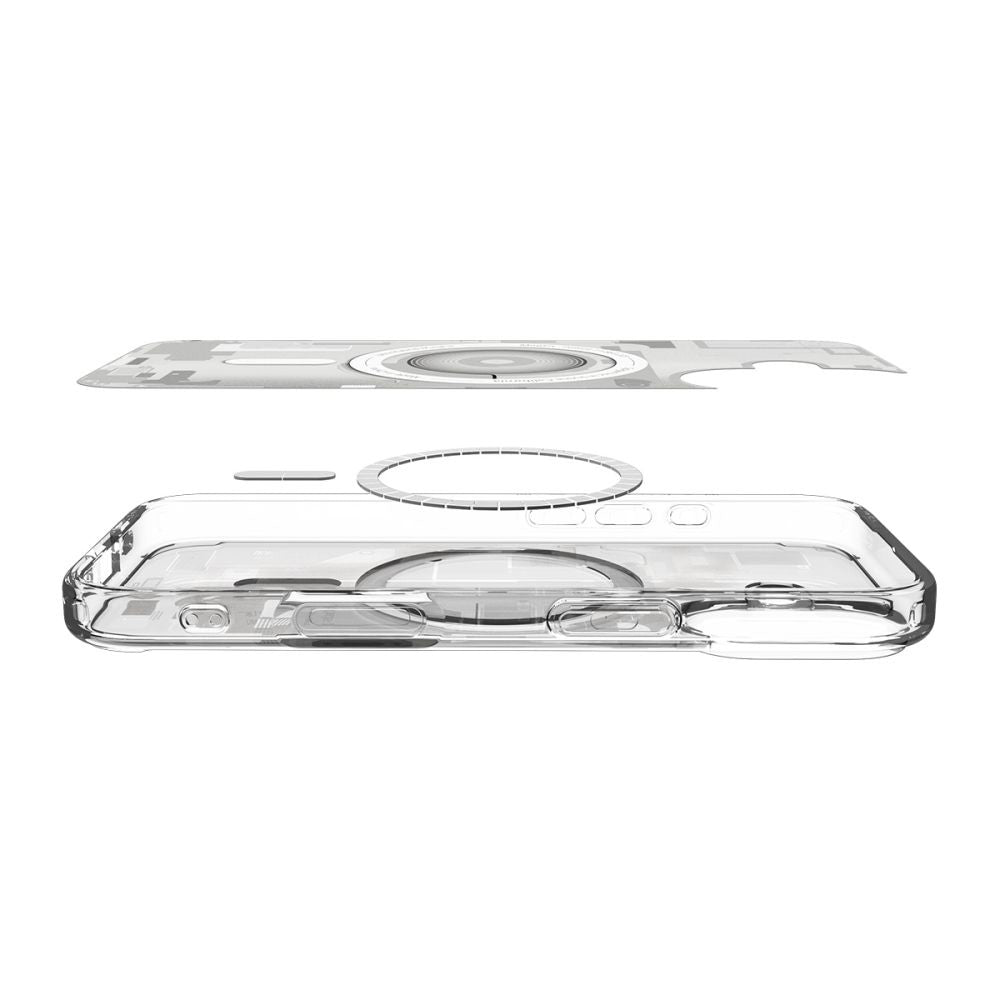 Pouzdro MagSafe pro Apple iPhone 17, Spigen, Ultra Hybrid Zero One, Bílá