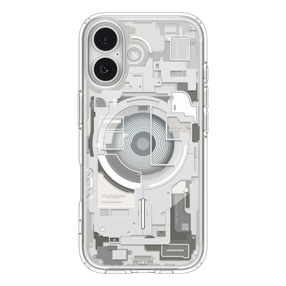 Pouzdro MagSafe pro Apple iPhone 17, Spigen, Ultra Hybrid Zero One, Béžová