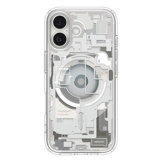 Pouzdro MagSafe pro Apple iPhone 17, Spigen, Ultra Hybrid Zero One, Béžová