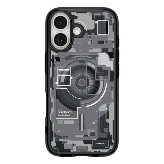 Pouzdro MagSafe pro Apple iPhone 17, Spigen, Ultra Hybrid Zero One, Černá
