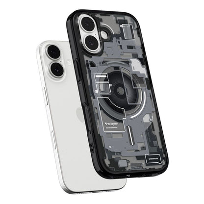 Pouzdro MagSafe pro Apple iPhone 17, Spigen, Ultra Hybrid Zero One, Černá