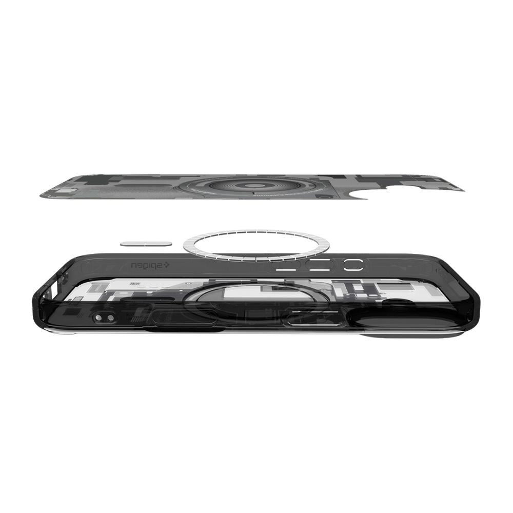 Pouzdro MagSafe pro Apple iPhone 17, Spigen, Ultra Hybrid Zero One, Černá