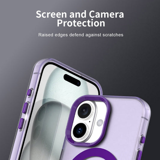 Pouzdro MagSafe pro Apple iPhone 17, Techsuit, CandyCase, Fialová