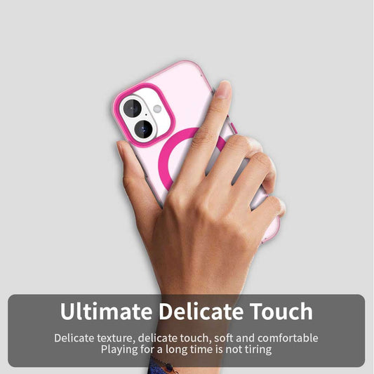Pouzdro MagSafe pro Apple iPhone 17, Techsuit, CandyCase, Růžová