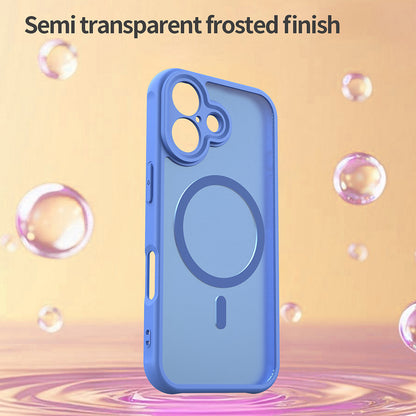 Pouzdro MagSafe pro Apple iPhone 17, Techsuit, HaloFrost II, Modrá