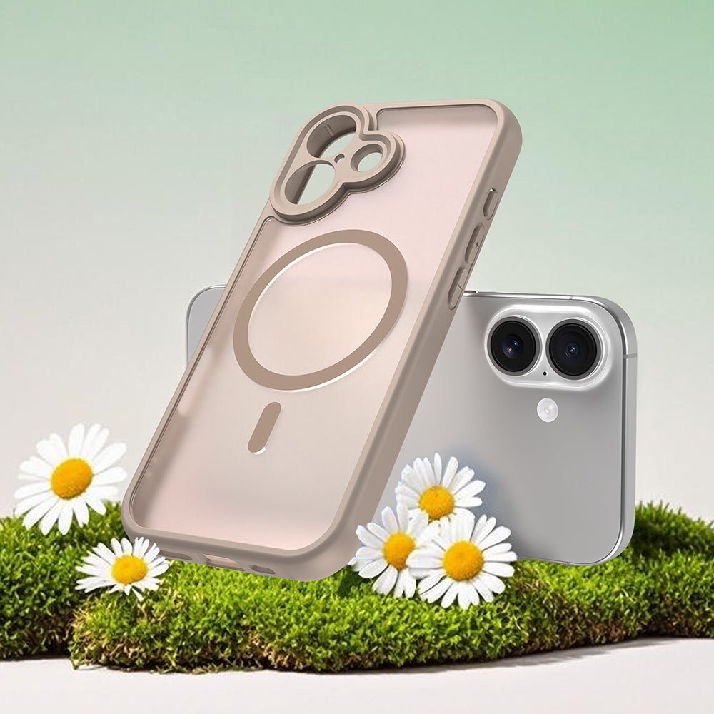 Pouzdro MagSafe pro Apple iPhone 17, Techsuit, HaloFrost II, Zlaté