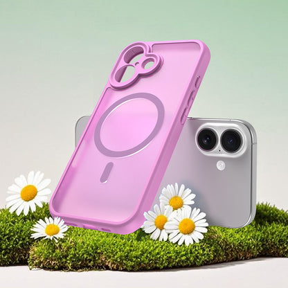 Pouzdro MagSafe pro Apple iPhone 17, Techsuit, HaloFrost II, Růžová