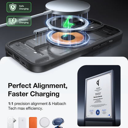 Pouzdro MagSafe pro Apple iPhone 17, Torras, Guardian, Černá