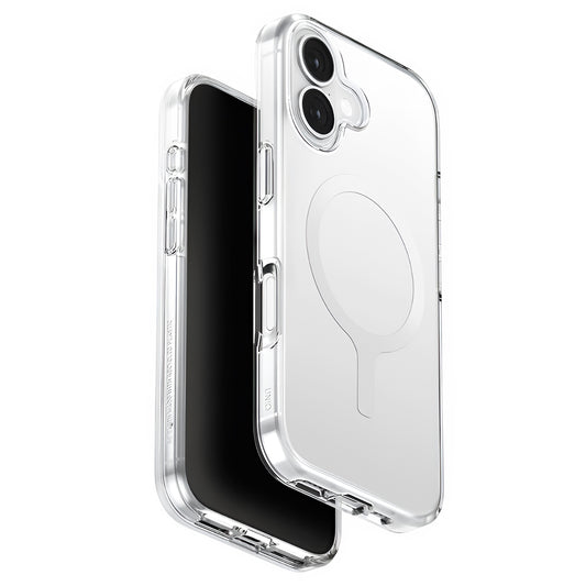 Pouzdro MagSafe pro Apple iPhone 17, UNIQ, Clario MagClick, Průhledné
