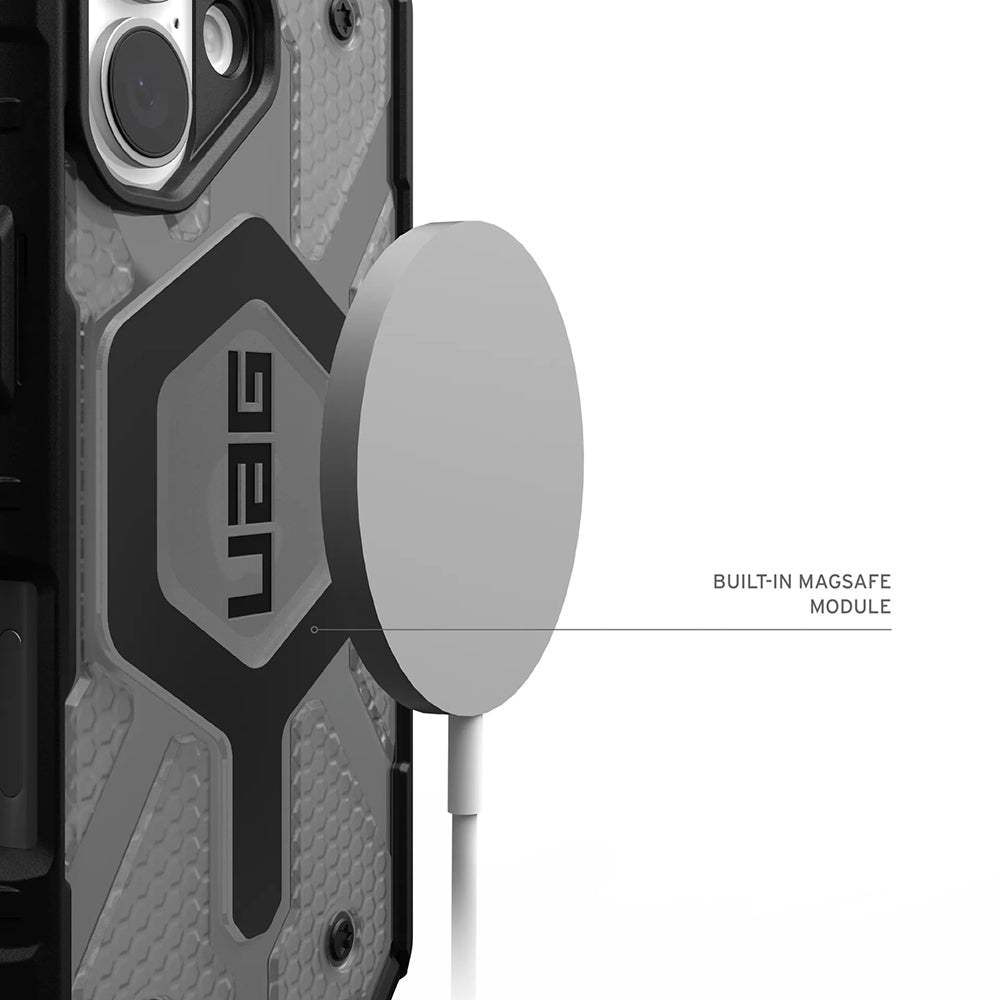 Pouzdro MagSafe pro Apple iPhone 17, Urban Armor Gear, Pathfinder Clear, Šedé