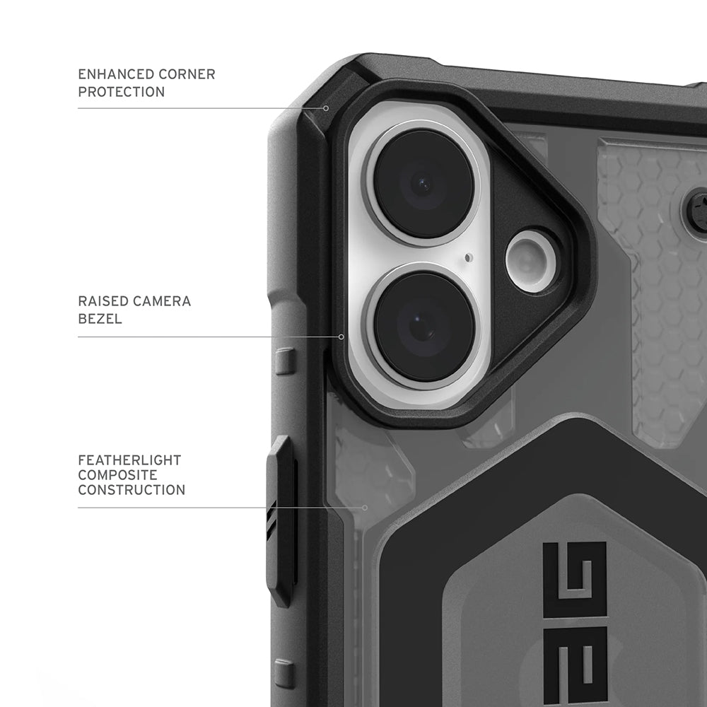 Pouzdro MagSafe pro Apple iPhone 17, Urban Armor Gear, Pathfinder Clear, Šedé
