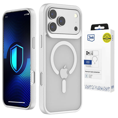 MagSafe Case for Apple iPhone 18 Pro / 17 Pro, 3MK, Smoke MagCase, White
