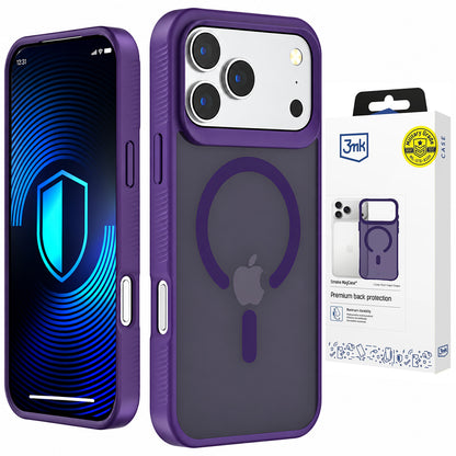 MagSafe Case for Apple iPhone 18 Pro / 17 Pro, 3MK, Smoke MagCase, Purple