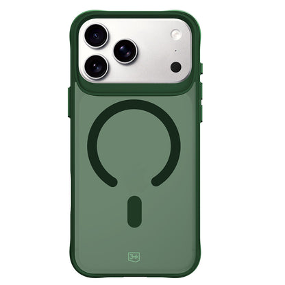 Pouzdro MagSafe pro Apple iPhone 18 Pro / 17 Pro, 3MK, Smoke MagCase, zelené