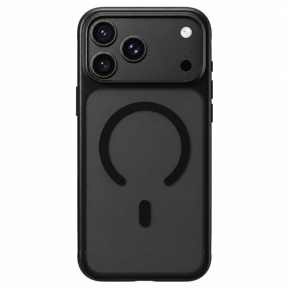 MagSafe Case for Apple iPhone 18 Pro / 17 Pro, Blueo, Skin-Friendly Anti-Drop, Satin Black
