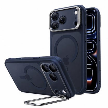 MagSafe pouzdro pro Apple iPhone 18 Pro / 17 Pro, ESR, Classic Hybrid Kickstand, Saténově modré