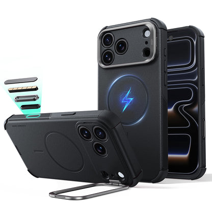 MagSafe pouzdro pro Apple iPhone 18 Pro / 17 Pro, ESR, Cyber Armor Kickstand, černé