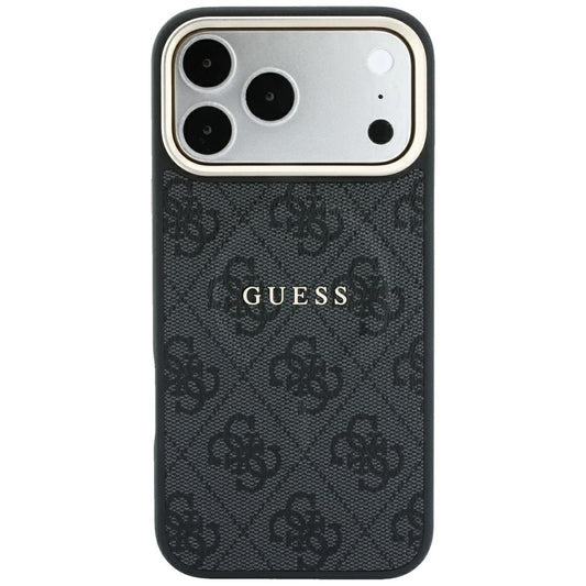 MagSafe pouzdro pro Apple iPhone 18 Pro / 17 Pro, Guess, 4G Embossed Classic, černé