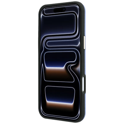 MagSafe pouzdro pro Apple iPhone 18 Pro / 17 Pro, Guess, Zrnité kulaté logo s kamínky, modré