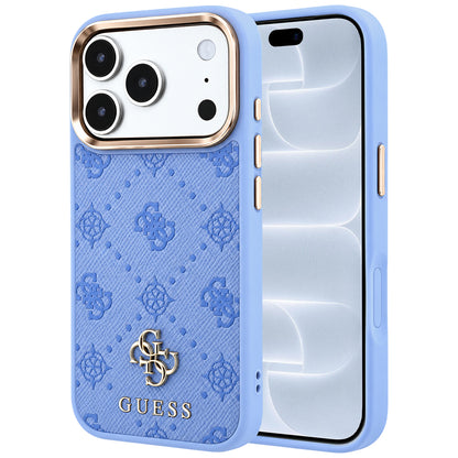 MagSafe pouzdro pro Apple iPhone 18 Pro / 17 Pro, Guess, Peony 4G Small Logo, Bleu