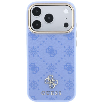 MagSafe pouzdro pro Apple iPhone 18 Pro / 17 Pro, Guess, Peony 4G Small Logo, Bleu