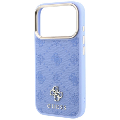 MagSafe pouzdro pro Apple iPhone 18 Pro / 17 Pro, Guess, Peony 4G Small Logo, Bleu
