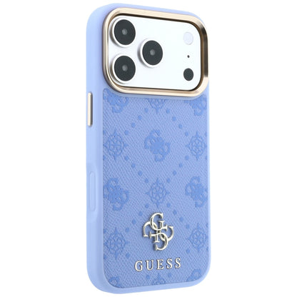 MagSafe pouzdro pro Apple iPhone 18 Pro / 17 Pro, Guess, Peony 4G Small Logo, Bleu