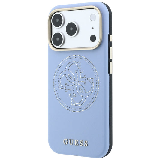 MagSafe pouzdro pro Apple iPhone 18 Pro / 17 Pro, Guess, Perforated 4G, Bleu