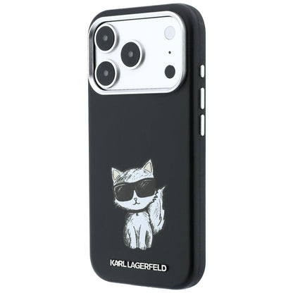 MagSafe pouzdro pro Apple iPhone 18 Pro / 17 Pro, Karl Lagerfeld, Choupette Sketch, Černá